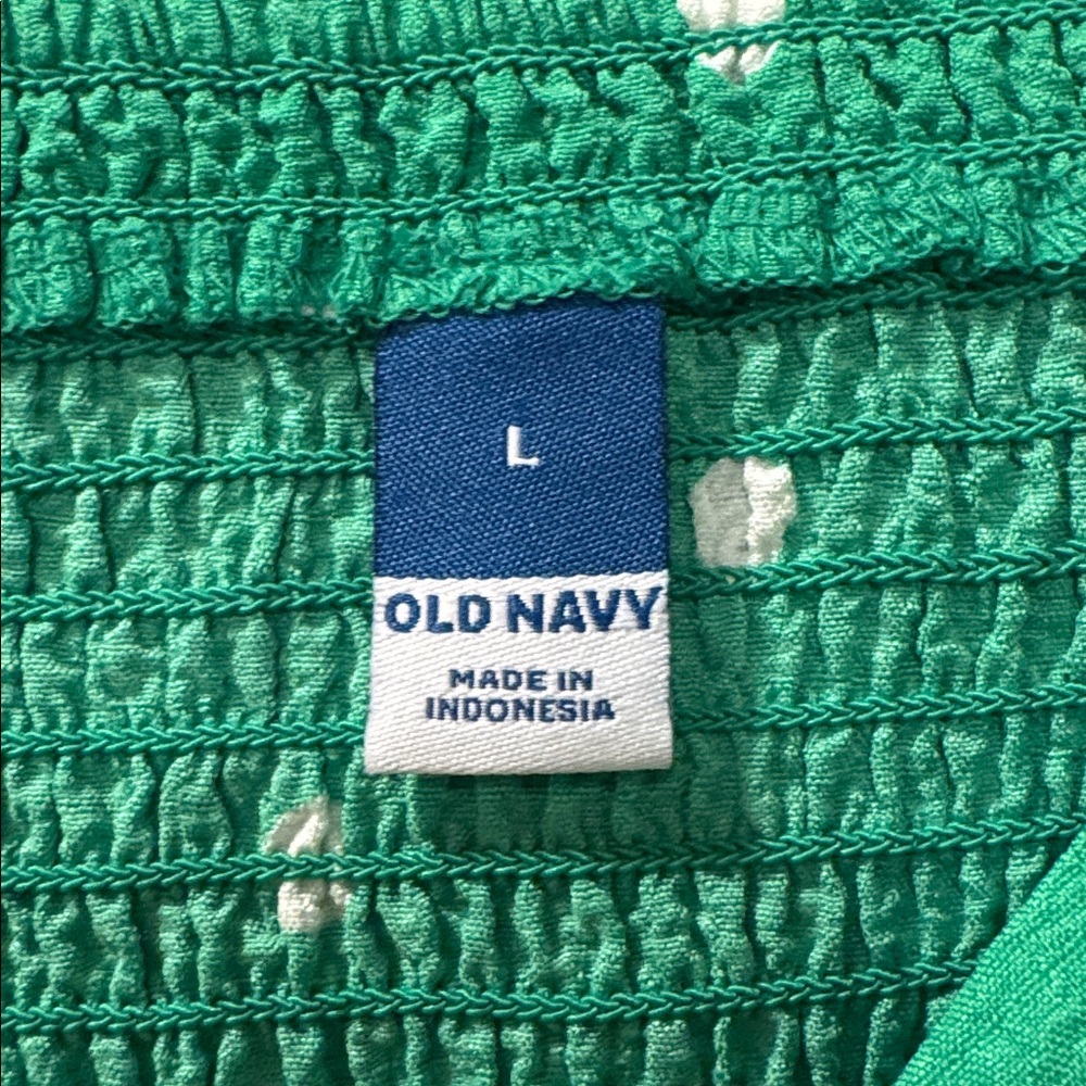 Polka Dot Tie-Strap Camisole in Green - Picture 13 of 13